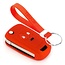 Capa para chave do carro compatível com Opel - Capa Protetora de Chave Remota de Silicone - Tampa Remota FOB - Vermelho