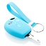 Capa para chave do carro compatível com Dacia - Capa Protetora de Chave Remota de Silicone - Tampa Remota FOB - Azul claro
