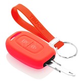 TBU car TBU car Cover chiavi auto compatibile con Dacia - Copertura protettiva - Custodia Protettiva in Silicone - Rosso