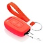Capa para chave do carro compatível com Dacia - Capa Protetora de Chave Remota de Silicone - Tampa Remota FOB - Vermelho