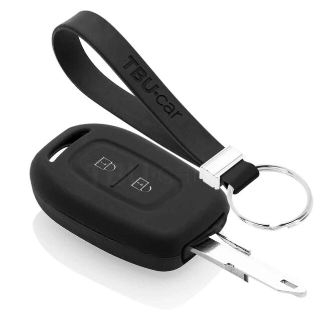 Capa para chave do carro compatível com Dacia - Capa Protetora de Chave Remota de Silicone - Tampa Remota FOB - Preto