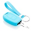 Capa para chave do carro compatível com Dacia - Capa Protetora de Chave Remota de Silicone - Tampa Remota FOB - Azul claro