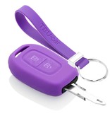 TBU car TBU car Housse de Protection clé compatible avec Dacia - Coque Cover Housse étui en Silicone - Violet