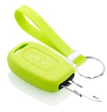 TBU car Dacia Capa Silicone Chave do carro - Capa protetora - Tampa remota FOB - Verde lima