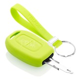 TBU car TBU car Car key cover compatible with Dacia - Silicone Protective Remote Key Shell - FOB Case Cover - Lime green