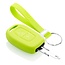 Funda Carcasa llave compatible con Dacia - Funda de Silicona - Cover de Llave Coche - Verde lima