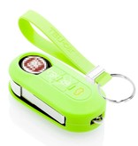 TBU car TBU car Funda Carcasa llave compatible con Fiat - Funda de Silicona - Cover de Llave Coche - Glow in the Dark