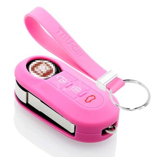 TBU car® Fiat Car key cover - Pink