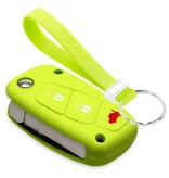 TBU car Fiat Capa Silicone Chave do carro - Capa protetora - Tampa remota FOB - Verde lima