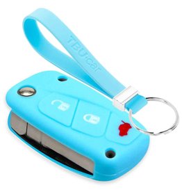 TBU car Fiat Capa Silicone Chave - Azul claro