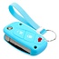 Capa para chave do carro compatível com Fiat - Capa Protetora de Chave Remota de Silicone - Tampa Remota FOB - Azul claro