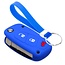 Capa para chave do carro compatível com Fiat - Capa Protetora de Chave Remota de Silicone - Tampa Remota FOB - Azul