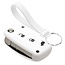 Capa para chave do carro compatível com Fiat - Capa Protetora de Chave Remota de Silicone - Tampa Remota FOB - Branco