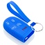 Capa para chave do carro compatível com Jeep - Capa Protetora de Chave Remota de Silicone - Tampa Remota FOB - Azul