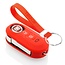 Capa para chave do carro compatível com Lancia - Capa Protetora de Chave Remota de Silicone - Tampa Remota FOB - Vermelho