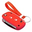 Capa para chave do carro compatível com Lancia - Capa Protetora de Chave Remota de Silicone - Tampa Remota FOB - Vermelho