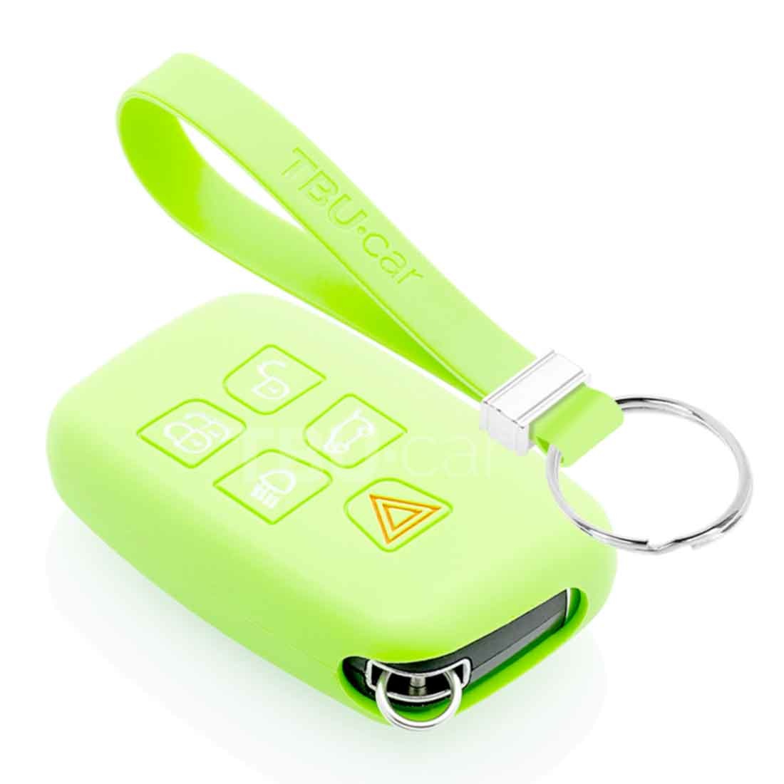 TBU car TBU car Car key cover compatible with Range Rover - Silicone Protective Remote Key Shell - FOB Case Cover - Glow in the Dark