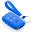 Capa para chave do carro compatível com Range Rover - Capa Protetora de Chave Remota de Silicone - Tampa Remota FOB - Azul