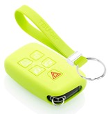 TBU car TBU car Car key cover compatible with Range Rover - Silicone Protective Remote Key Shell - FOB Case Cover - Lime green