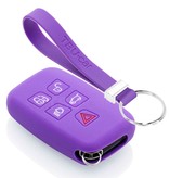 TBU car Range Rover Capa Silicone Chave do carro - Capa protetora - Tampa remota FOB - Roxo