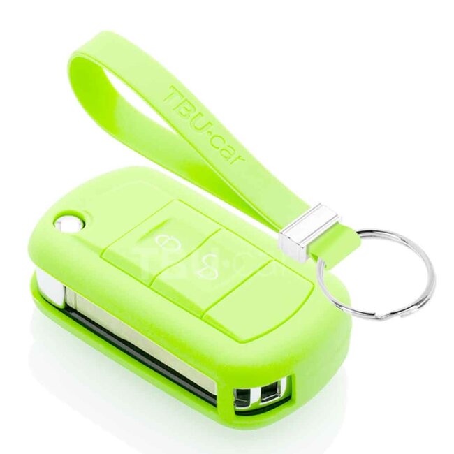 Capa para chave do carro compatível com Land Rover - Capa Protetora de Chave Remota de Silicone - Tampa Remota FOB - Fosforescente