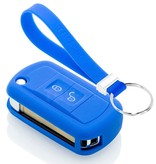 TBU car Land Rover Capa Silicone Chave do carro - Capa protetora - Tampa remota FOB - Azul