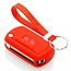 Capa para chave do carro compatível com Land Rover - Capa Protetora de Chave Remota de Silicone - Tampa Remota FOB - Vermelho