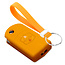 Housse de Protection clé compatible avec Mazda - Coque Cover Housse étui en Silicone - Orange