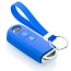 Capa para chave do carro compatível com Mazda - Capa Protetora de Chave Remota de Silicone - Tampa Remota FOB - Azul