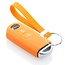 Capa para chave do carro compatível com Mazda - Capa Protetora de Chave Remota de Silicone - Tampa Remota FOB - Laranja