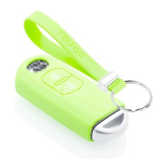 TBU car® Mazda Capa Silicone Chave - Fosforescente