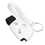Cover chiavi auto compatibile con Mercedes - Copertura protettiva - Custodia Protettiva in Silicone - Bianco