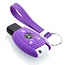 TBU car Car key cover compatible with Mercedes - Silicone Protective Remote Key Shell - FOB Case Cover - Purple