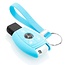 Capa para chave do carro compatível com Mercedes - Capa Protetora de Chave Remota de Silicone - Tampa Remota FOB - Azul claro