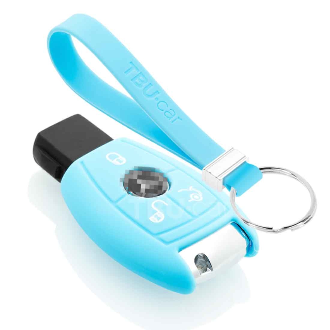 Mercedes Funda llave coche Azul 