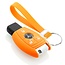 Sleutel cover compatibel met Mercedes - Silicone sleutelhoesje - beschermhoesje autosleutel - Oranje