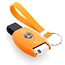 Funda Carcasa llave compatible con Mercedes - Funda de Silicona - Cover de Llave Coche - Naranja