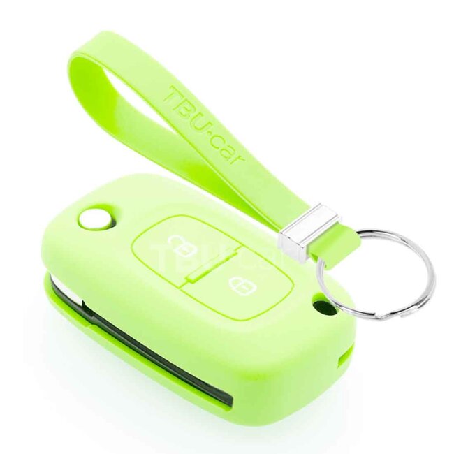 Capa para chave do carro compatível com Mercedes - Capa Protetora de Chave Remota de Silicone - Tampa Remota FOB - Fosforescente