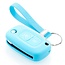 Capa para chave do carro compatível com Mercedes - Capa Protetora de Chave Remota de Silicone - Tampa Remota FOB - Azul claro