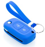 TBU car Mercedes Capa Silicone Chave do carro - Capa protetora - Tampa remota FOB - Azul