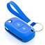 Housse de Protection clé compatible avec Mercedes - Coque Cover Housse étui en Silicone - Bleu
