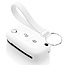 Capa para chave do carro compatível com Mercedes - Capa Protetora de Chave Remota de Silicone - Tampa Remota FOB - Branco