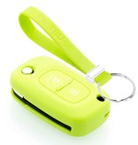 TBU car TBU car Housse de Protection clé compatible avec Mercedes - Coque Cover Housse étui en Silicone - Citron vert