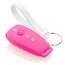 Capa para chave do carro compatível com Mercedes - Capa Protetora de Chave Remota de Silicone - Tampa Remota FOB - Fluor Rosa