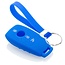 Capa para chave do carro compatível com Mercedes - Capa Protetora de Chave Remota de Silicone - Tampa Remota FOB - Azul