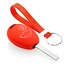 Capa para chave do carro compatível com Mini - Capa Protetora de Chave Remota de Silicone - Tampa Remota FOB - Vermelho