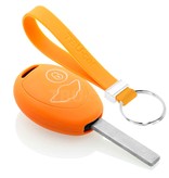 TBU car Mini Capa Silicone Chave do carro - Capa protetora - Tampa remota FOB - Laranja