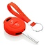 Capa para chave do carro compatível com Mitsubishi - Capa Protetora de Chave Remota de Silicone - Tampa Remota FOB - Vermelho