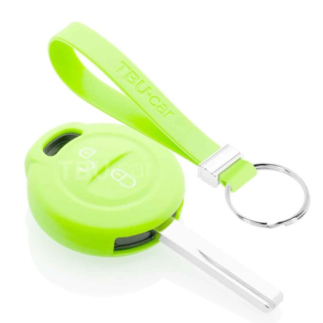 Capa para chave do carro compatível com Mitsubishi - Capa Protetora de Chave Remota de Silicone - Tampa Remota FOB - Fosforescente