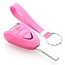 Capa para chave do carro compatível com Porsche - Capa Protetora de Chave Remota de Silicone - Tampa Remota FOB - Rosa